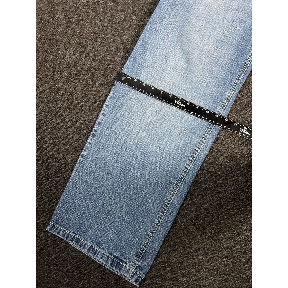 Vintage Southpole Baggy Jeans Mens 38 (Fits 36x32) Blue Hip Hop Y2K Wide Leg - Picture 9 of 9